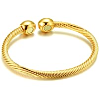 Pulsera magnética unisex- ideal para tratamiento de la artritis- terapia con imanes- brazalete de cobre que ayuda a…